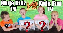 Ninja Kidz TV VS Kids Fun TV Compilation Video: Twins Challenge!