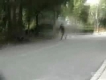 Dude loses control of motorcycle