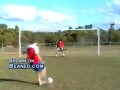 The funniest penalty kick ever