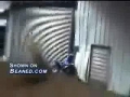 ATV rider goes over the bar and into a wall