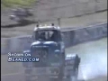 Camera man gets plowed by truck