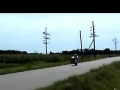 2 people, one bike, and a wheelie..what could go wrong?