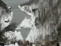 Truck falling in a ravine in Norway